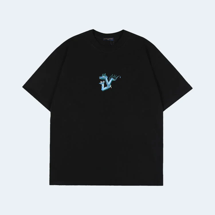 루이비통 루즈 더블 얀 티셔츠 블랙