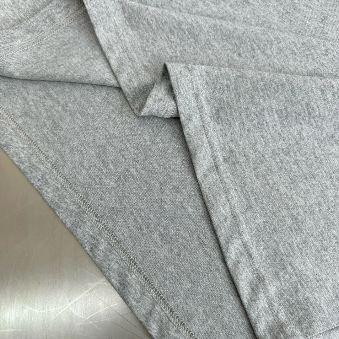 구찌 웹 스트라이프 크루넥 티셔츠 그레이