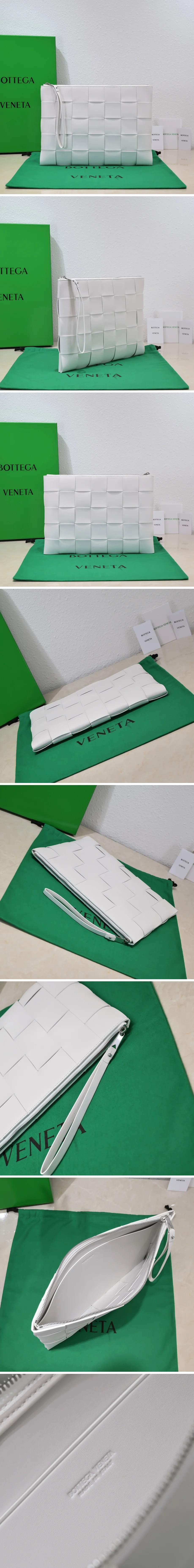 보테가 베네타 클러치 화이트 상세 이미지 2