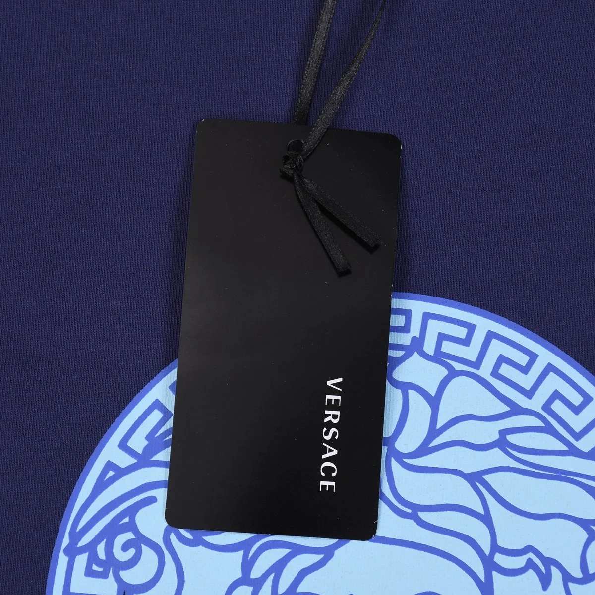 베르사체 메두사 로고 티셔츠 네이비