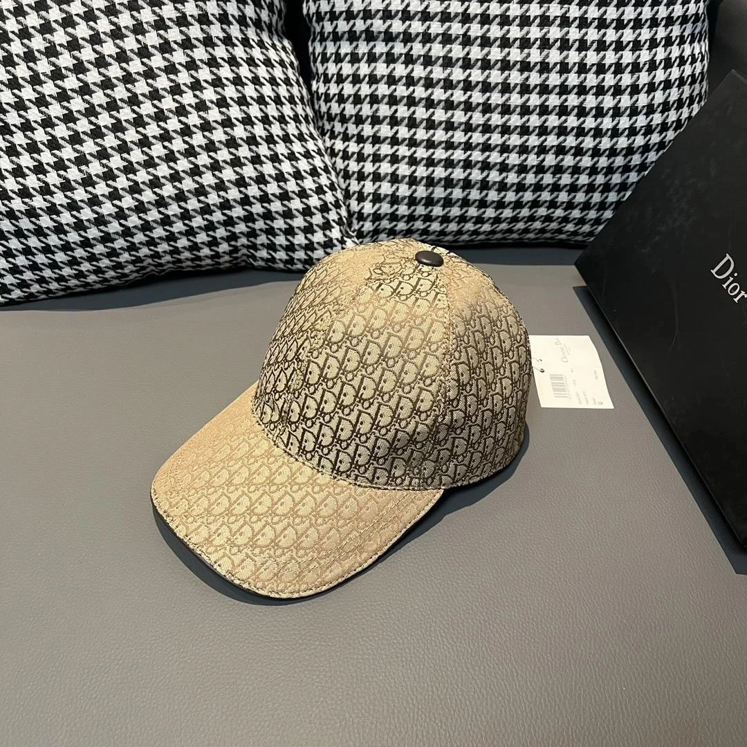 디올 모노그램 베이지 베이스볼 캡