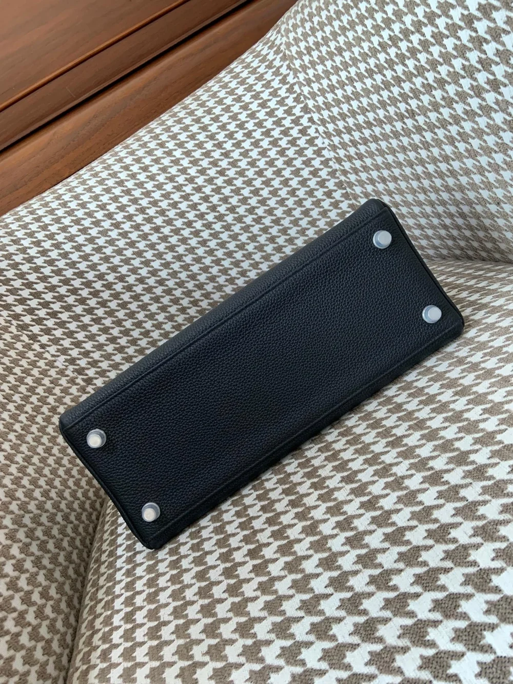 에르메스 켈리 28 르투르네 블랙 실버 하드웨어 (100% HAND MADE)