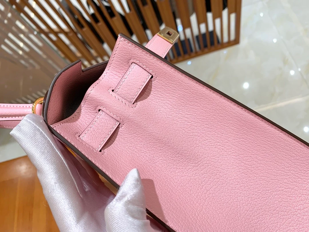 에르메스 켈리 28 셀리에 체리 블라썸 골드 하드웨어 (100% HAND MADE)