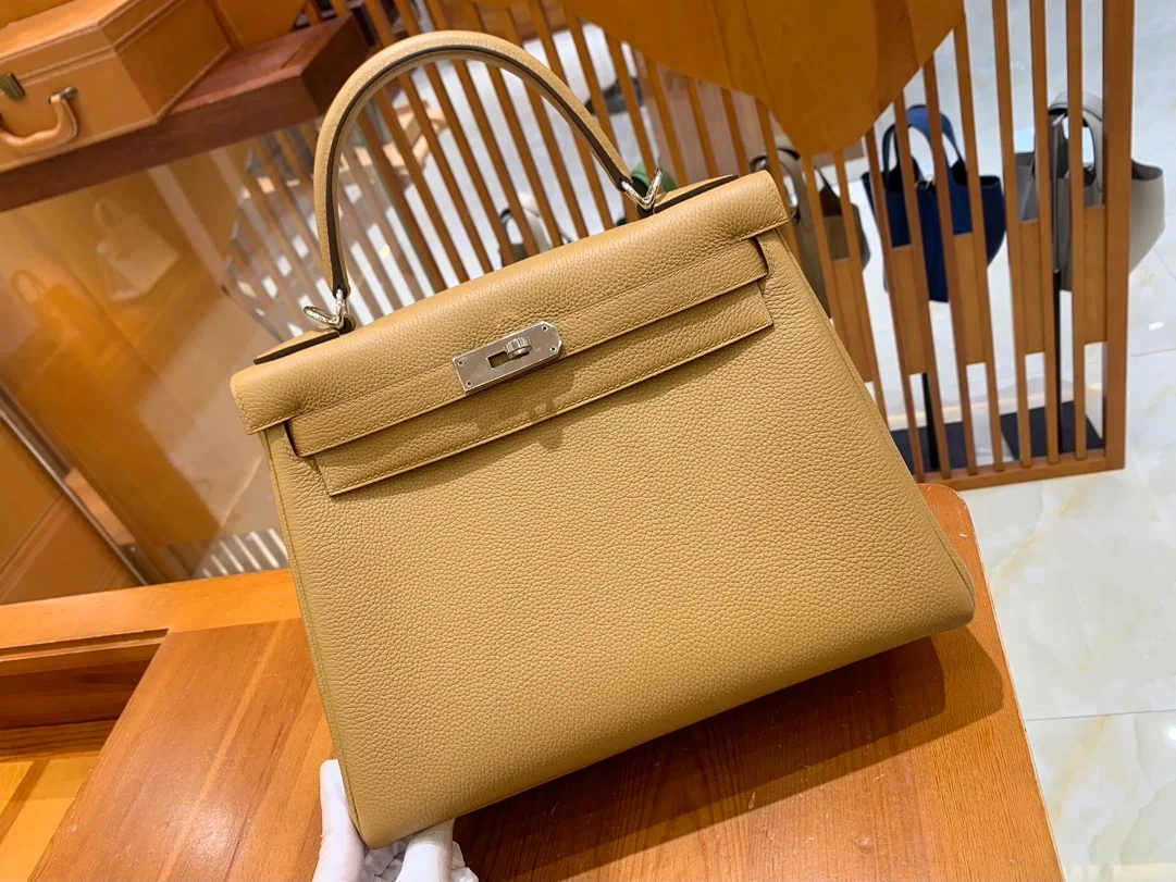 에르메스 켈리 28 르투르네 비스킷 실버 하드웨어 (100% HAND MADE)
