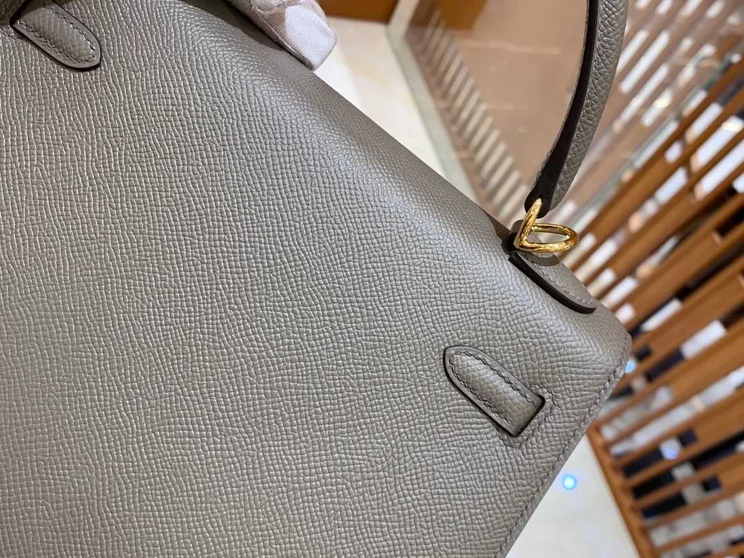 에르메스 켈리 25 셀리에 그레이 골드 하드웨어 (100% HAND MADE)