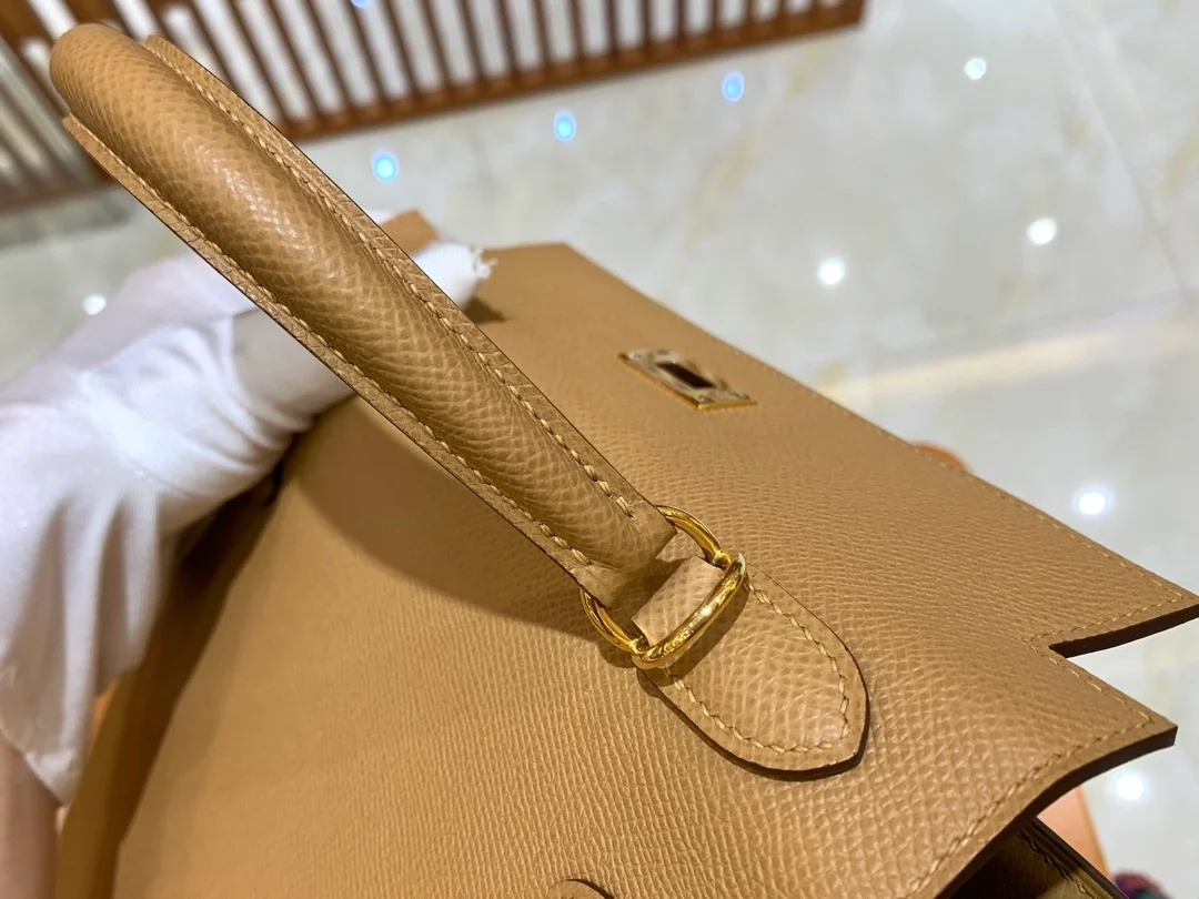 에르메스 켈리 25 셀리에 비스킷 골드 하드웨어 (100% HAND MADE)