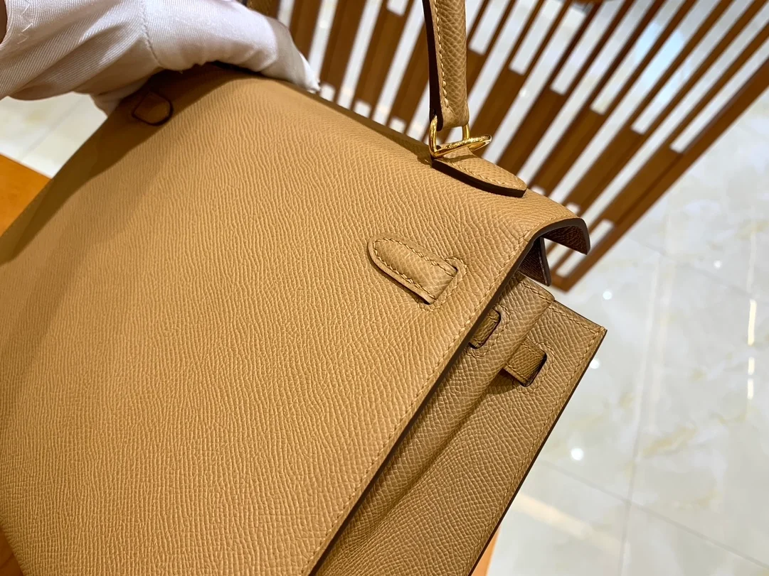 에르메스 켈리 25 셀리에 비스킷 골드 하드웨어 (100% HAND MADE)