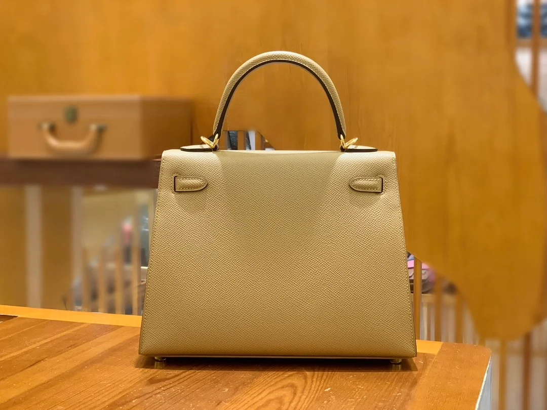 에르메스 켈리 25 셀리에 비스킷 골드 하드웨어 (100% HAND MADE)