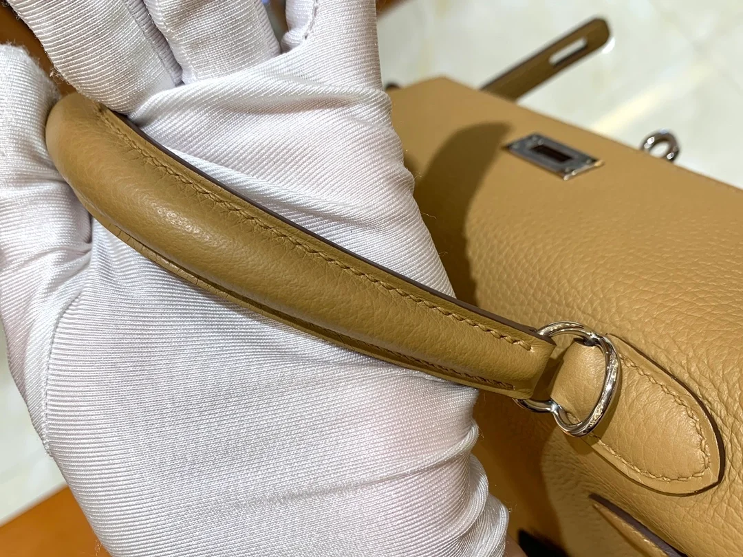 에르메스 켈리 25 르투르네 비스킷 실버 하드웨어 (100% HAND MADE)