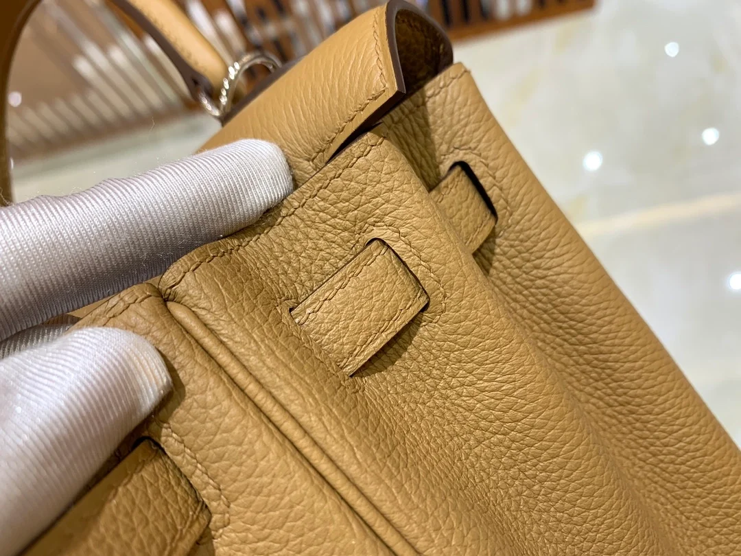 에르메스 켈리 25 르투르네 비스킷 실버 하드웨어 (100% HAND MADE)