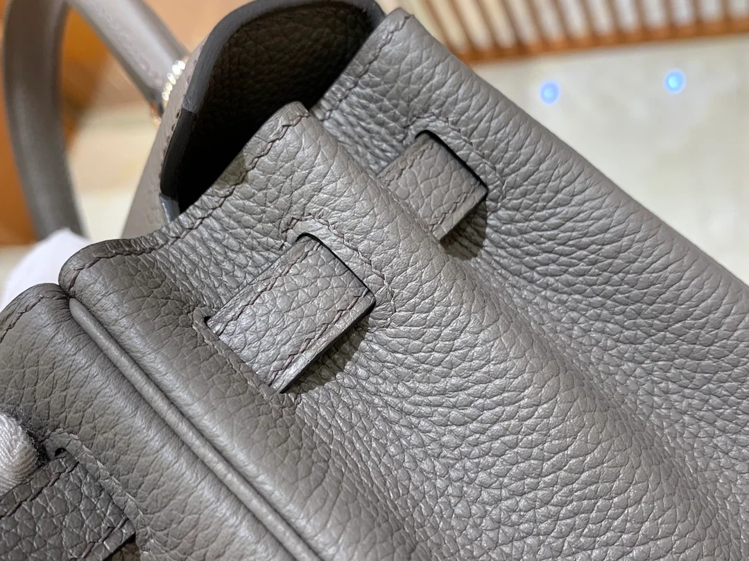 에르메스 켈리 25 르투르네 퓨터 그레이 실버 하드웨어 (100% HAND MADE)