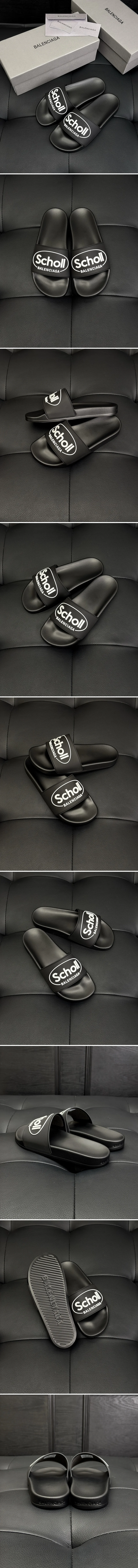 발렌시아가 x scholl 슬라이드 샌들 상세 이미지 2